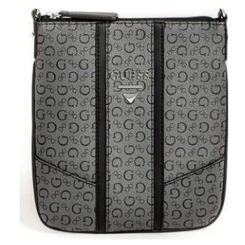 Guess Nichols Logo crossbody šedá