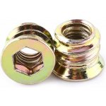 Závitová vložka do dřeva M6 x 10 mm (20 ks) – Hledejceny.cz