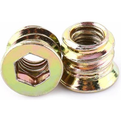 Závitová vložka do dřeva M6 x 10 mm (20 ks) – Hledejceny.cz