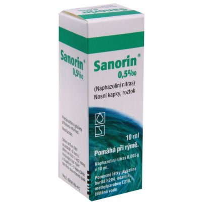 SANORIN NAS 0,5MG/ML NAS GTT SOL 1X10ML