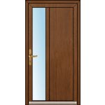 OknaDvereNaMiru.cz Vchodové plastové dveře SLOUPKOVÉ Alice bílá 100 x 200 cm – Sleviste.cz