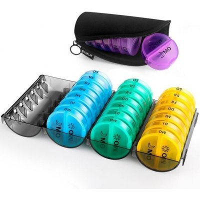 Yaklim krabička na léky Měsíční 28 dní 2 přihrádky – Sleviste.cz