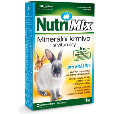 Nutri Mix Minerální krmivo pro králíky s vitamíny 1 kg – Hledejceny.cz