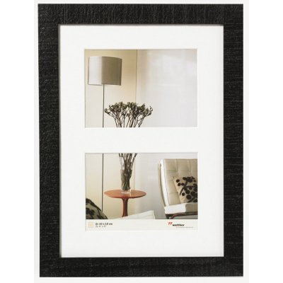 WALTHER HOME 2x10x15 dřevo, černá – Zboží Živě
