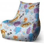 Sablio sedací vak Bean Zoo pro děti Varianta: 100x90x45 cm – Zbozi.Blesk.cz
