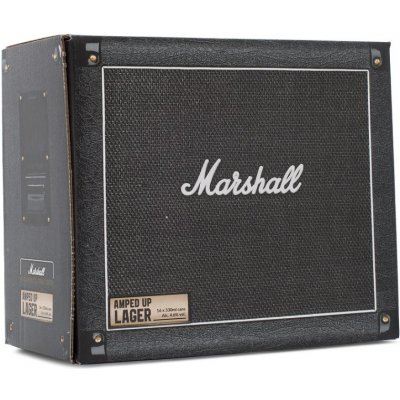 Marshall Amped Up Lager 12° 4,6% 16 × 0,33 l (sklo)