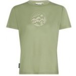 ICEBREAKER Dámské merino tričko s krátkým rukávem Wmns Core SS Tee Camping Circle Lichen – Zboží Dáma