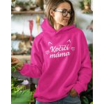Canvas dámská mikina kočičí máma Purpurová – Hledejceny.cz