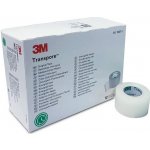 3M Transpore transparentní náplast 2,5 cm x 9.1m 12 ks – Zboží Mobilmania
