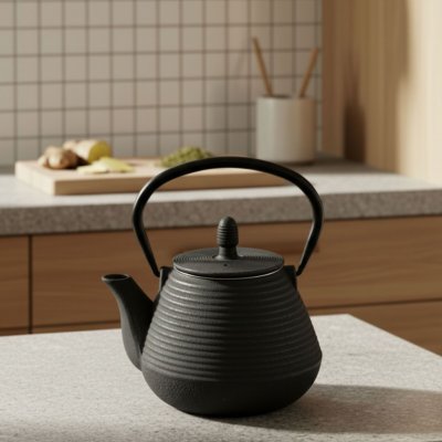 Aromeio Litinová čajová konvice s filtrem YUKI 1000 ml černá – Hledejceny.cz