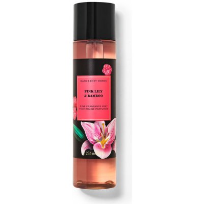 Bath & Body Works tělový sprej Pink Lily & Bamboo 236 ml – Zboží Mobilmania