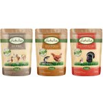 Lukullus Naturkost Míchané divoký králík & krocan kachní & telecí losos & kuřecí 6 x 300 g – Sleviste.cz