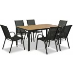 Vikio Venkovní zahradní set 150x90 pro 6 osob DK304-P přírodní – Zboží Mobilmania