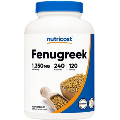 Nutricost Fenugreek 1350 mg 240 kapslí – Hledejceny.cz