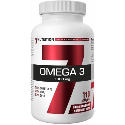 7Nutrition Omega 3 1000 MG 110 kapslí – Hledejceny.cz