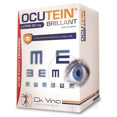 Simply You Ocutein Brillant Lutein 25mg DaVinci 60 kapslí + kapky