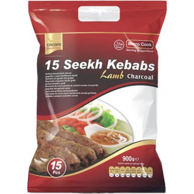Crown Mražené Seekh Kebab Lamb - Charcoal 15ks – Zboží Dáma