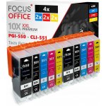 Focus Office 10x Náplně do tiskárny pro tiskárnu CANON Pixma IP7250 iP8750 – Hledejceny.cz