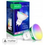 NOUS P8, smart žárovka GU10 230V, WiFi, bodovka, 350lm, vícebarevná RGB, kompatibilní s Tuya 448019 – Zboží Dáma