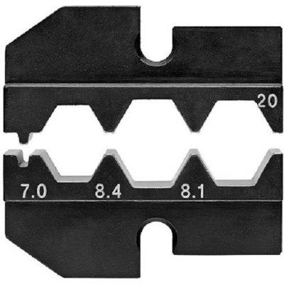 KNIPEX Lisovací nástavec pro lisovací víceúčelové kleště - F-konektory pro TV + satelitní přípojky (974920) – Zboží Mobilmania