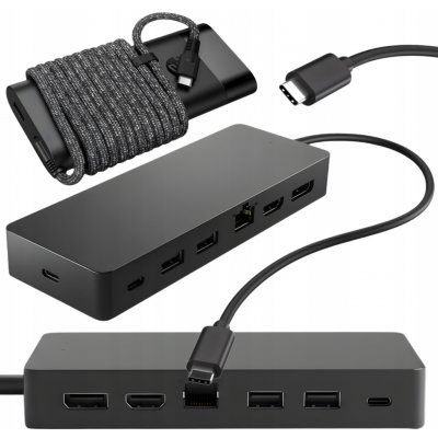 HP Universal USB-C Hub and Laptop Charger Combo 9H0H9AA – Hledejceny.cz