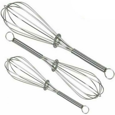 Pro-Tech shop 3-dílná sada nerezových metliček na šlehání 51487 72065 – Zboží Mobilmania