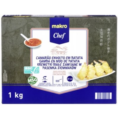 METRO Chef Krevety obalené bramborovými nudličkami, 1 kg, certifikát ASC – Zboží Dáma