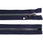 Zip kostěný dělitelný No 5 - duhový barva 330 modrá tmavá délka 60 cm – Hledejceny.cz