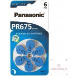 Panasonic baterie do naslouchadel 6ks PR675(44H)/6LB – Zboží Mobilmania
