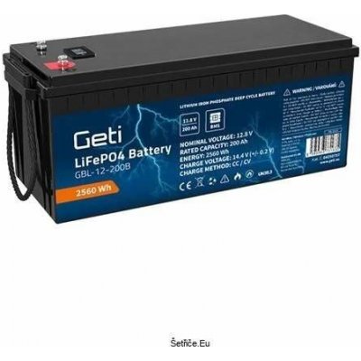 GETI LiFePO4 12,8V 200Ah GBL-12-200B – Zboží Živě