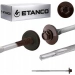 Šrouby do sendvičových panelů 130 mm RAL 8017 100 ks do kovu Etanco GTR12 – Sleviste.cz