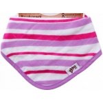 Kikko XKKO BMB Bambusový slintáček/šátek Hearts/Waves lilac waves – Zbozi.Blesk.cz