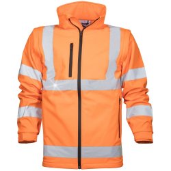 Ardon H8921 HI-VIZ Reflexní softshellová bunda oranžová