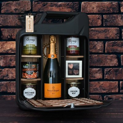 Sablio Veuve Clicquot Brut Černý šachový bar – Zboží Mobilmania