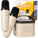 Sada karaoke pro děti 2 bezdrátový mikrofon a přenosný reproduktor PLAYIO – Hledejceny.cz