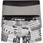 Puma pánské boxerky Activism Aop Trunk 2-pack Black & White – Hledejceny.cz