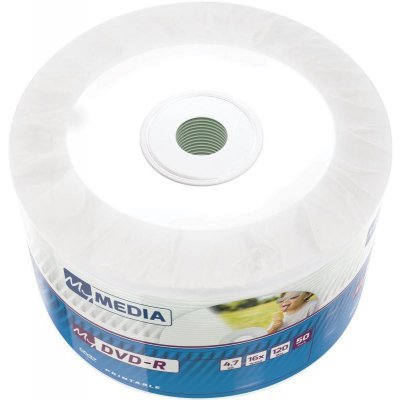 MyMedia DVD-R 4,7MB 16x, printable, spindle, 50ks (69202) – Zboží Živě
