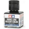 Modelářské nářadí Tamiya Panel Line Accent Color Black Černý 40ml 87131
