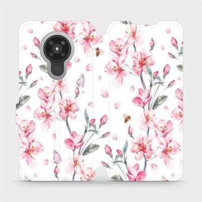 Mobiwear - Nokia 5.3 - M124S Růžové květy – Hledejceny.cz