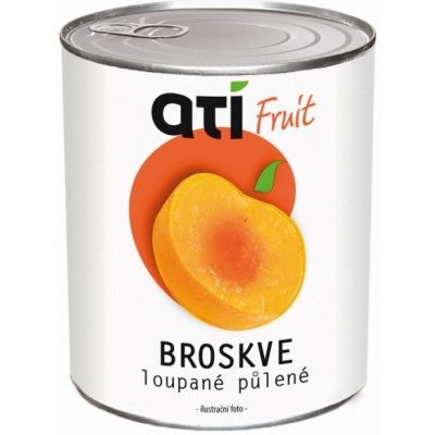 ATI Fruit Broskve loupané půlené 425 ml – Zboží Dáma