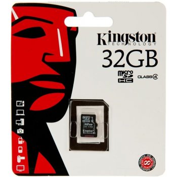 Kingston microSDHC 32 GB Class 4 SDC4/32GBSP