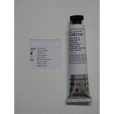 Umton Mistrovská olejová barva běloba krycí 20 ml – Zboží Dáma