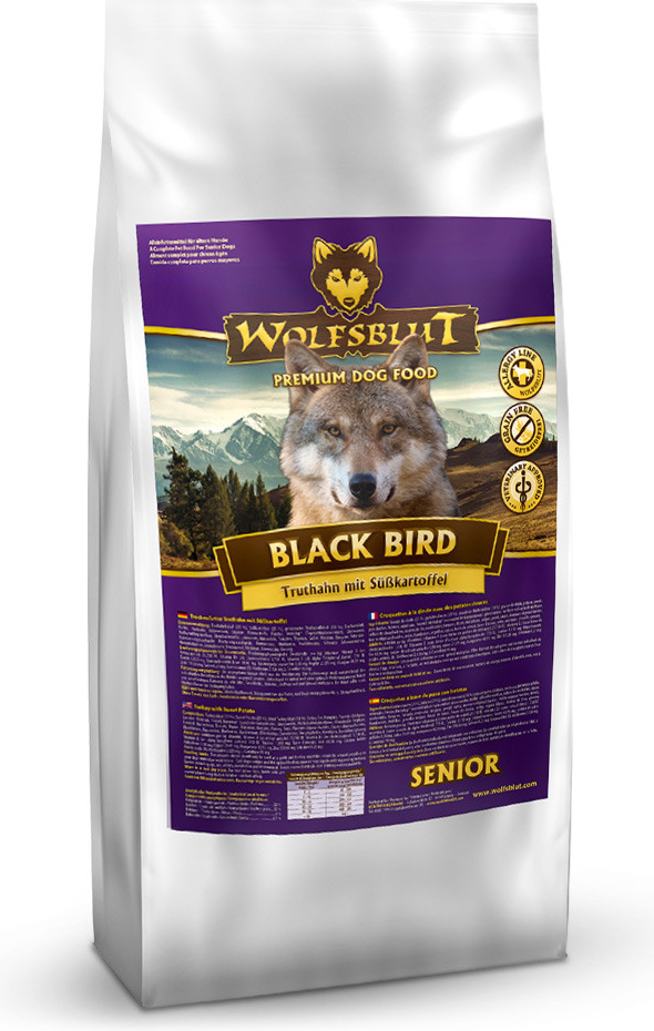 Wolfsblut Black Bird Senior krůta s batáty 2 kg