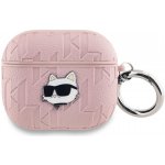 Karl Lagerfeld PU Embossed Choupette Head Pouzdro pro AirPods 3 KLA3PGCHPP – Zboží Mobilmania