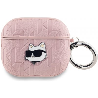 Karl Lagerfeld PU Embossed Choupette Head Pouzdro pro AirPods 3 KLA3PGCHPP – Zboží Mobilmania