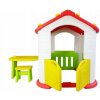 Hrací domeček Lean Toys Zahradní domek se stolečkem + židle