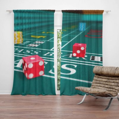 Sablio Závěs Kostky: 2ks 140x250cm – Hledejceny.cz