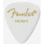 Fender Classic Celluloid Pick, 351 Shape, White - trsátka (různé tvrdosti) Trsátko - tvrdost: Heavy – Sleviste.cz