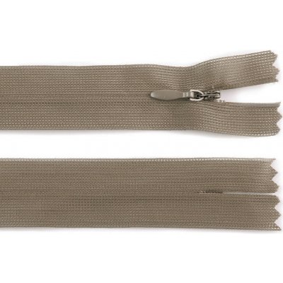 Spirálový zip skrytý No 3 délka 50 cm dederon, malé, 296 bronzově hnědá – Hledejceny.cz