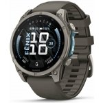 Garmin Fénix 9 - 47 mm, AMOLED, Sapphire, Titanium / Pebble Gray 010-04762-01 – Zboží Živě